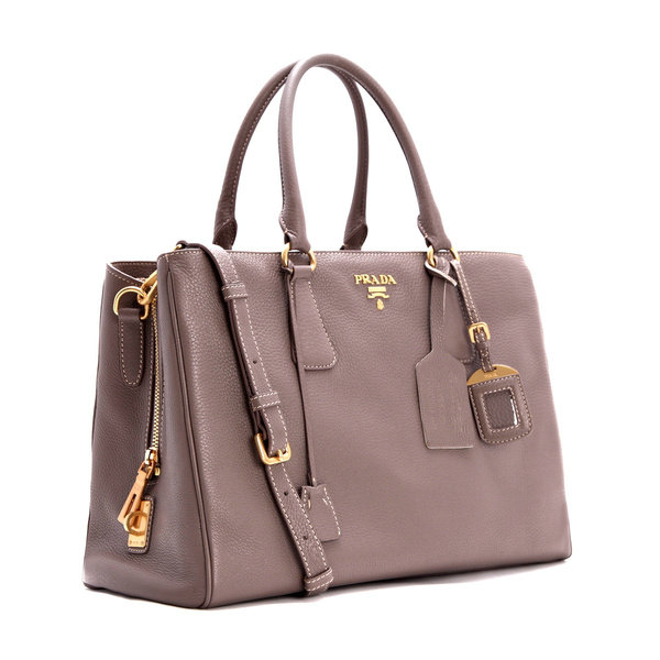 2014 Prada grainy calfskin tote bag BR4743 khaki for sale